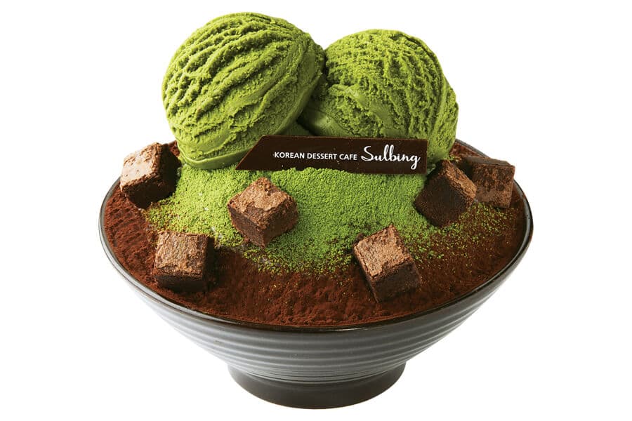 5. Green Tea Chocolate Bingsu