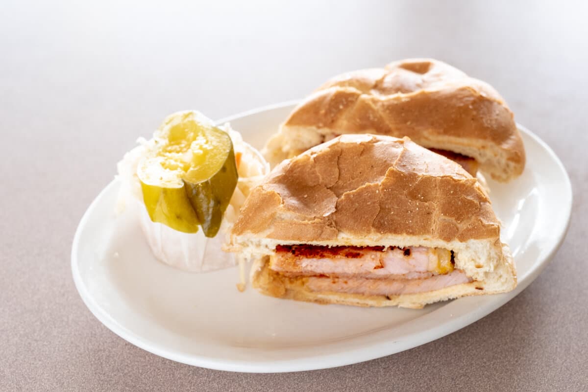 Peameal Bacon Sandwich