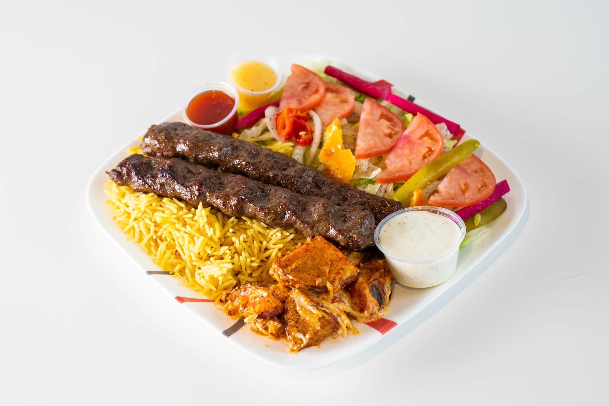 Seekh Kebob Plate