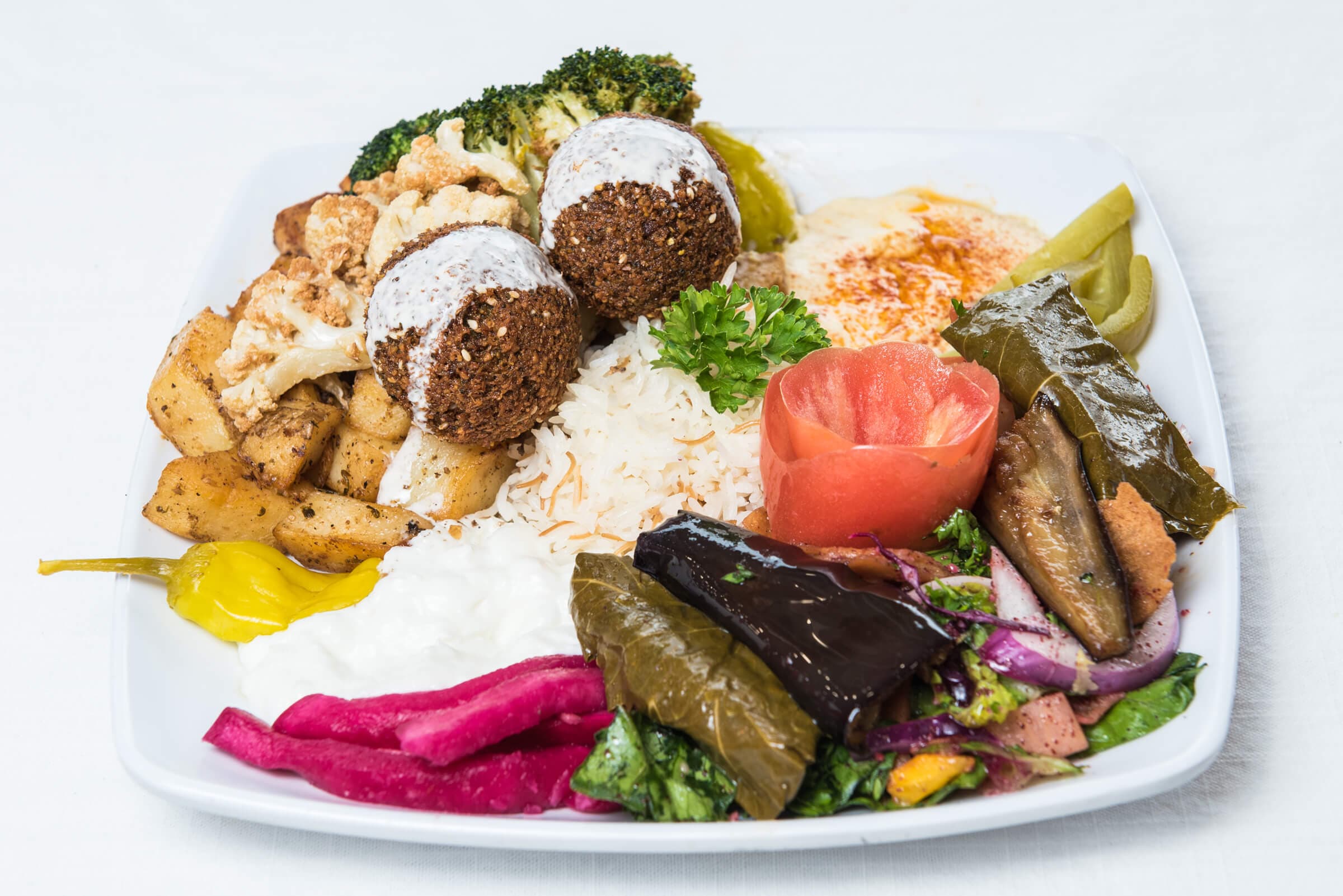 8. Vegetarian Platter