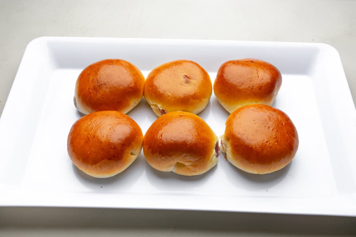 Pan De Ube (Taro Buns) (6 pcs)