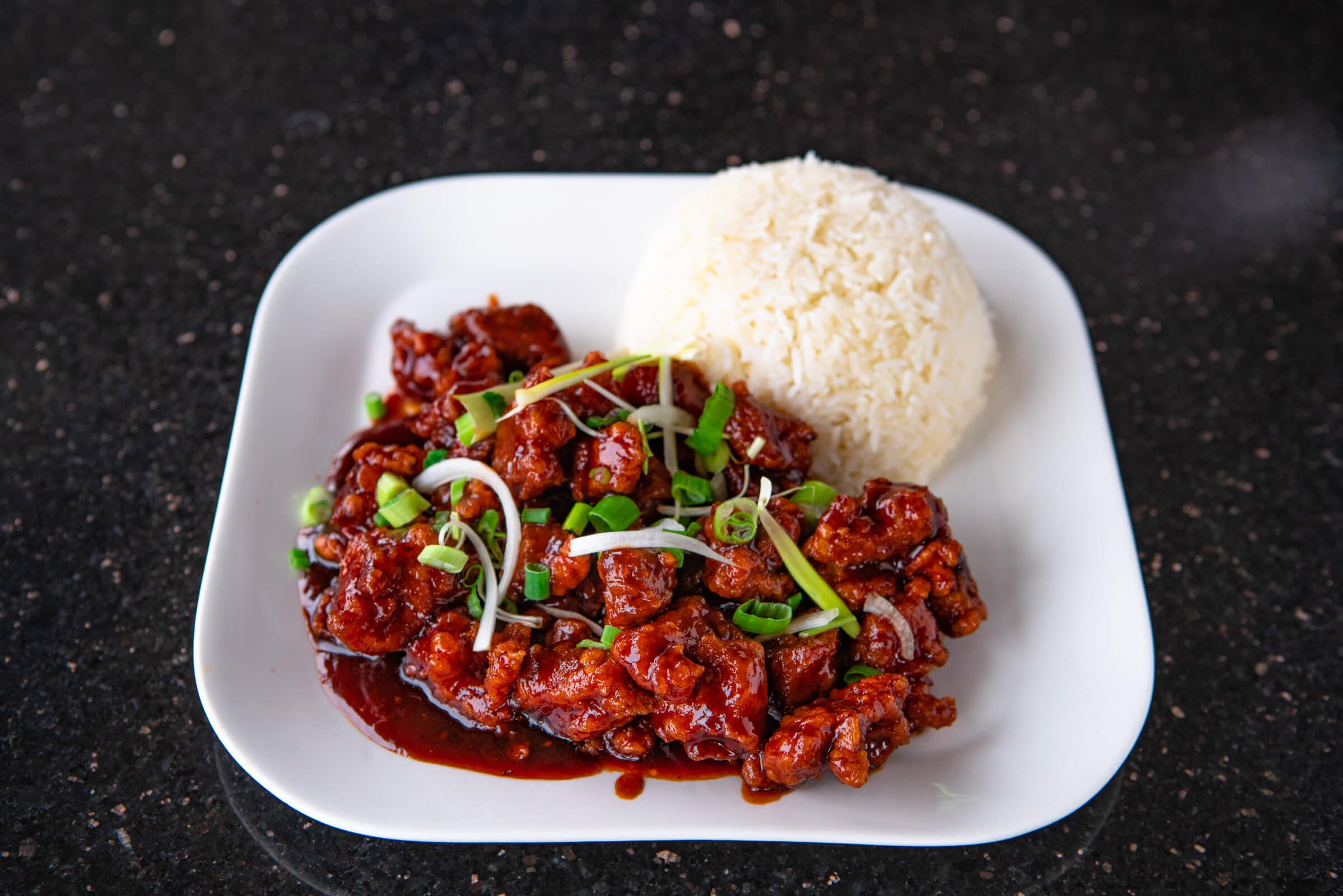 Cx12. General Tao's Chicken on Steamed Rice