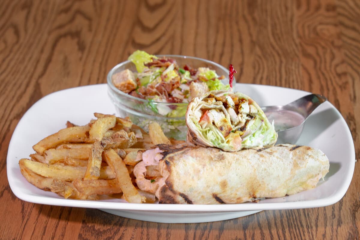 Mediterranean Pita Wrap