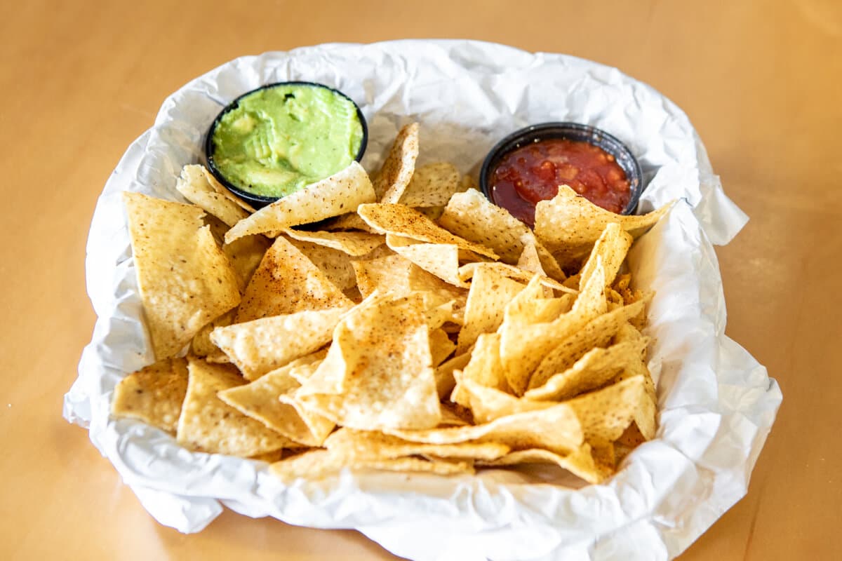 Fresh Chips and Guacamole
