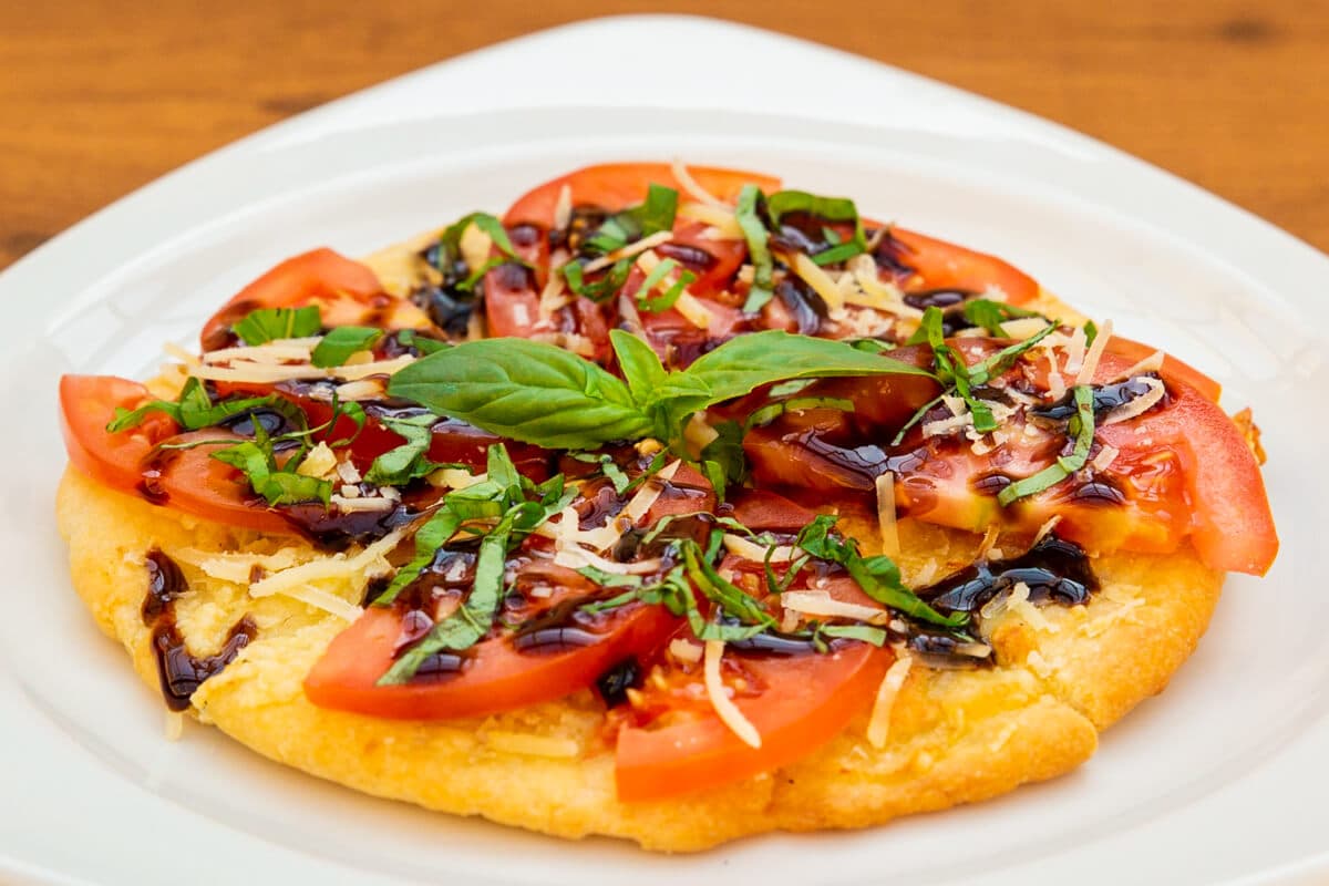 Caprese Baked Naan