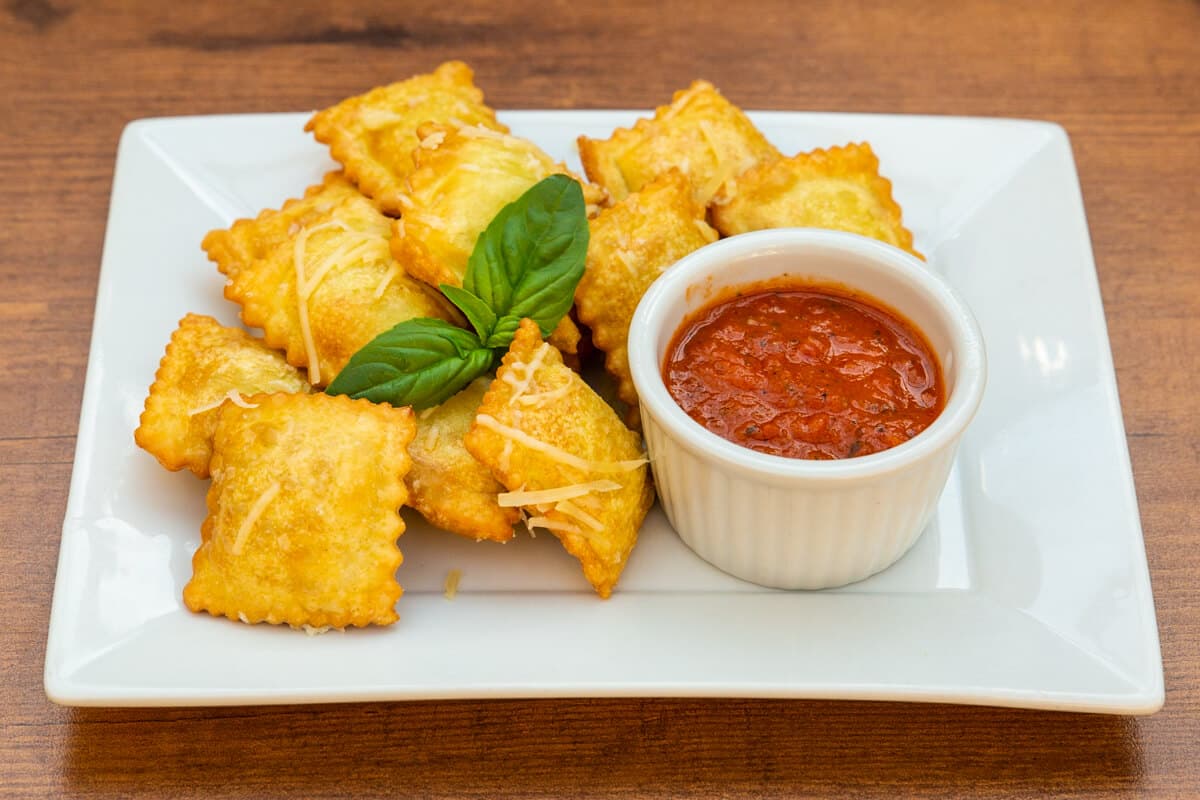 Fried Ravioli and Marinara