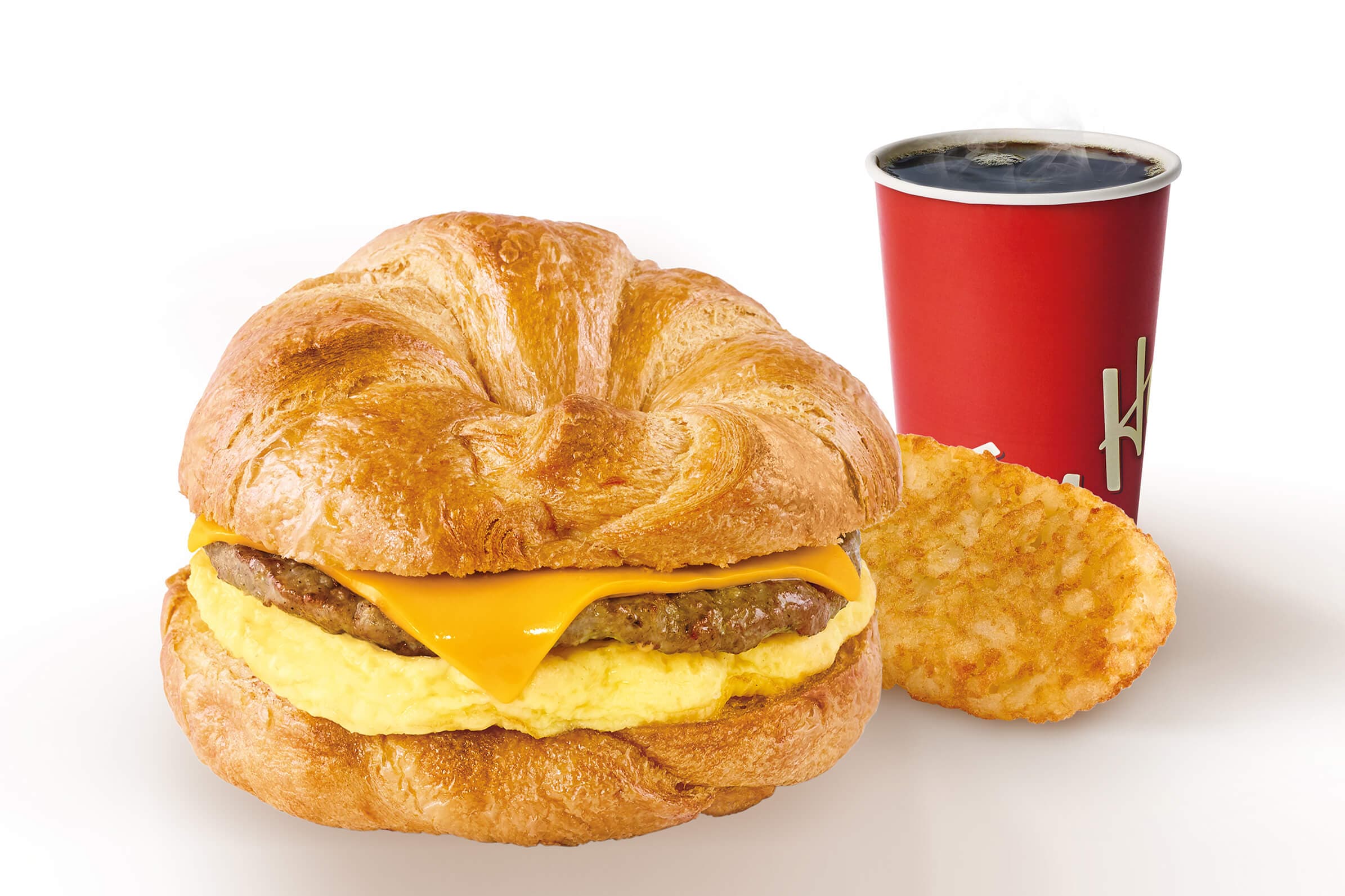 Croissant Breakfast Sandwich Meal