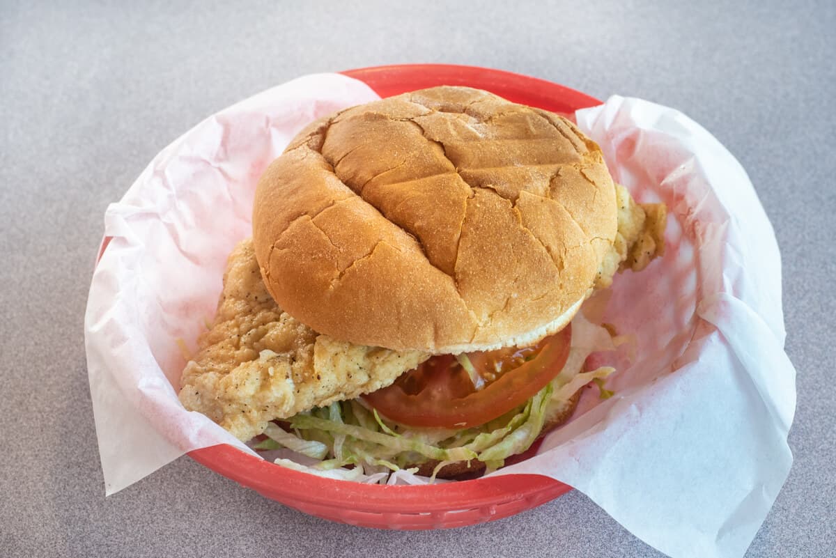 Texas Fried Chicken Burger