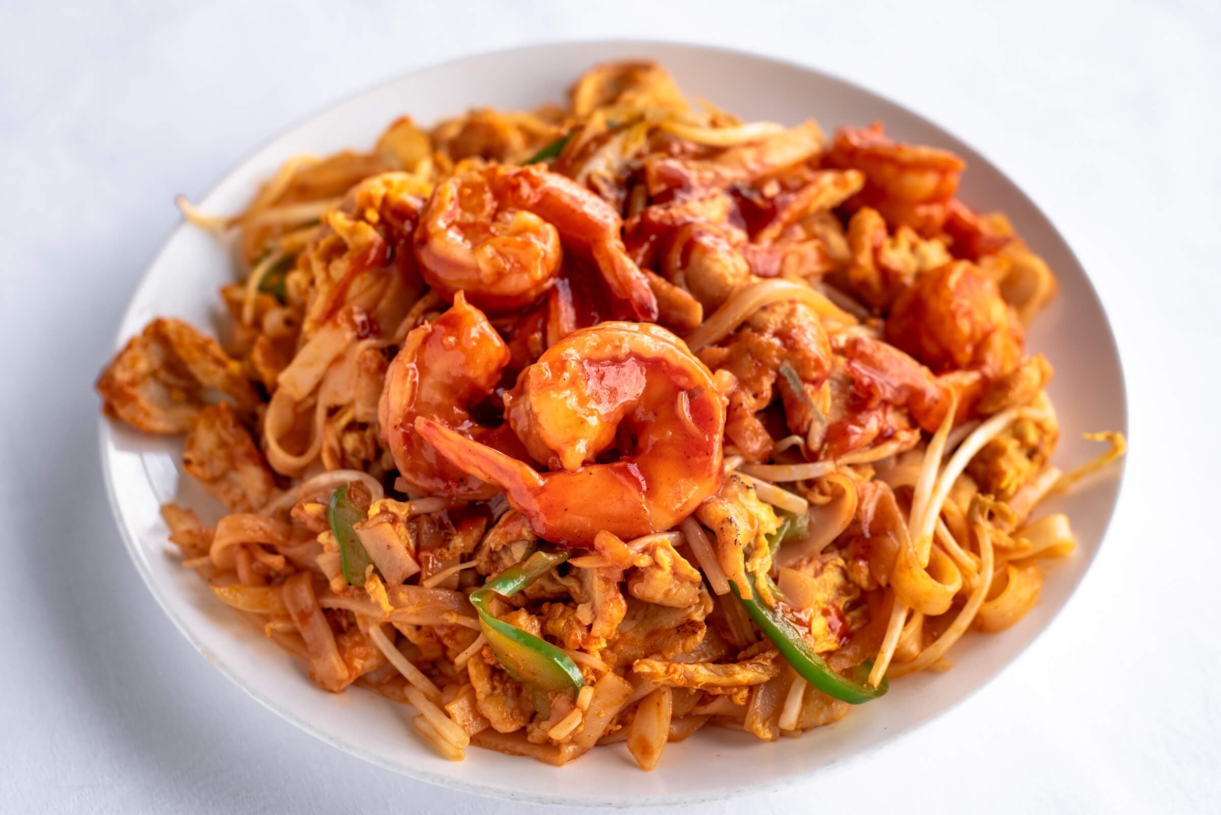 N20. Pad Thai with Tiger Shrimp & Chicken