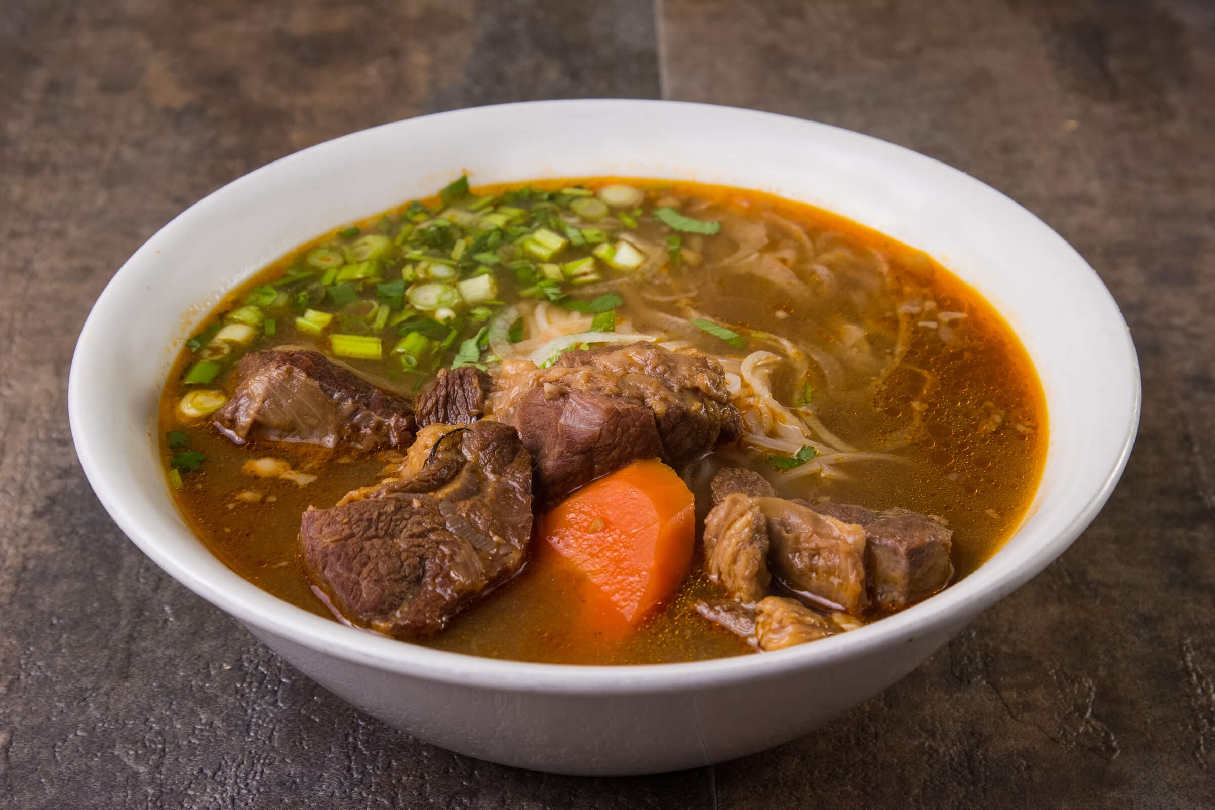 Vietnamese Beef Stew Rice Noodle Soup - Bo Kho