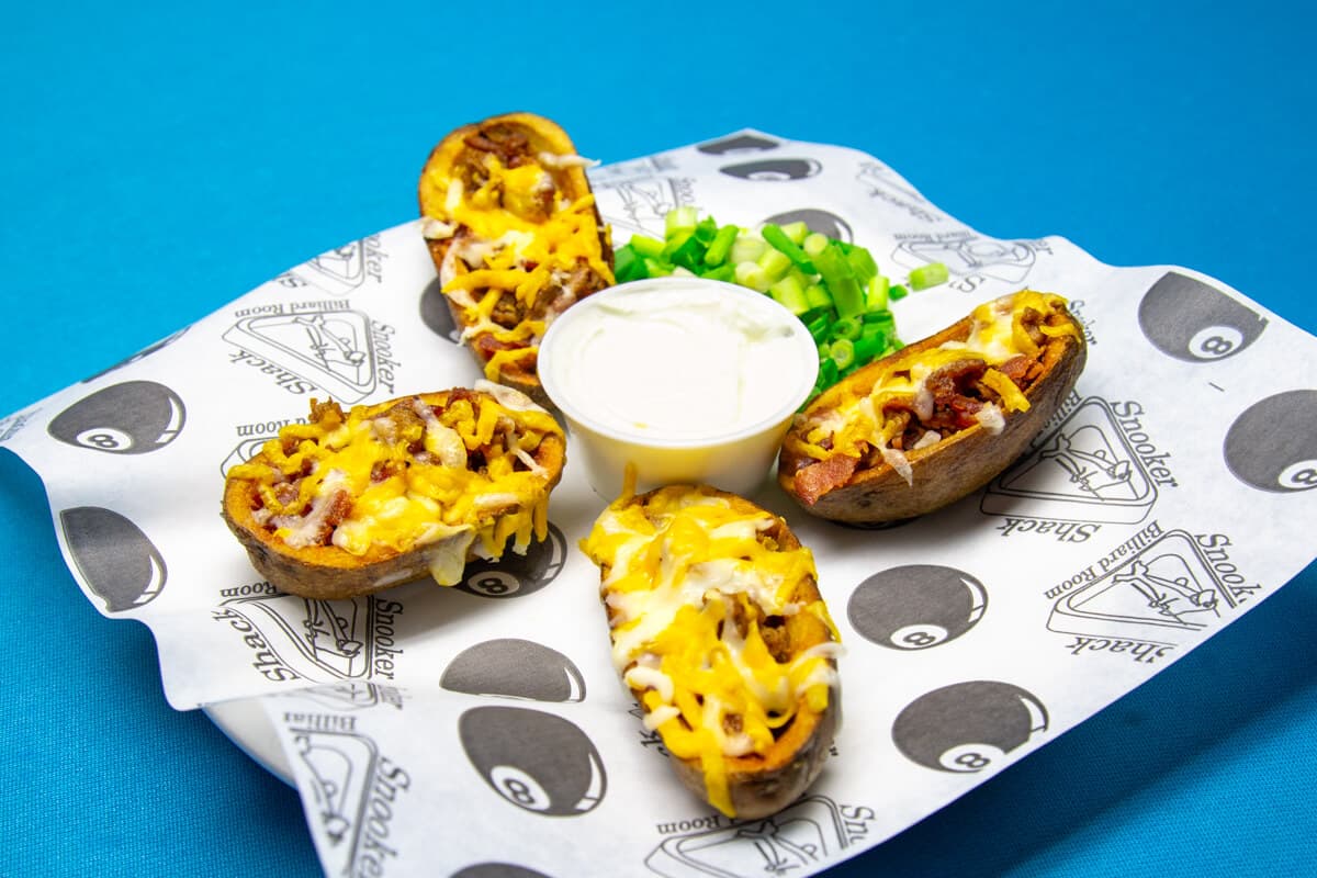 Chorizo Stuffed Potato Skins