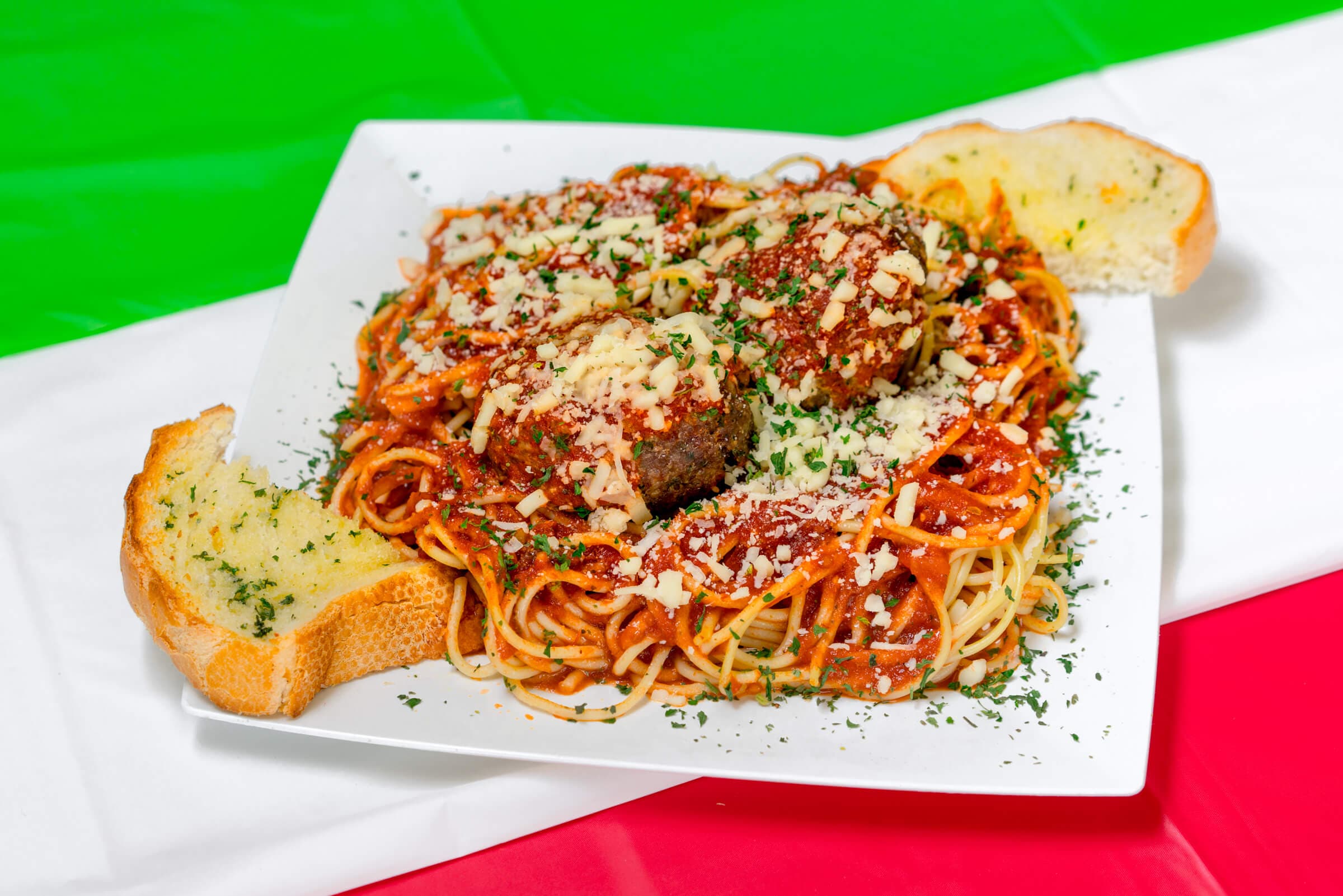 Baked Spaghetti with Meatballs
