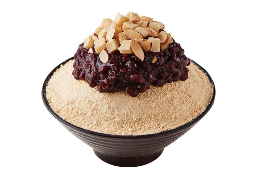 2. Red Bean Injeolmi Bingsu