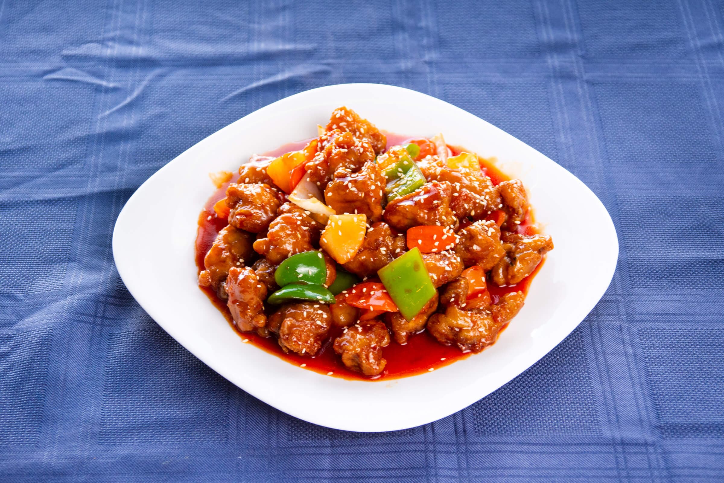 57. Sweet and Sour Chicken with Pineapple