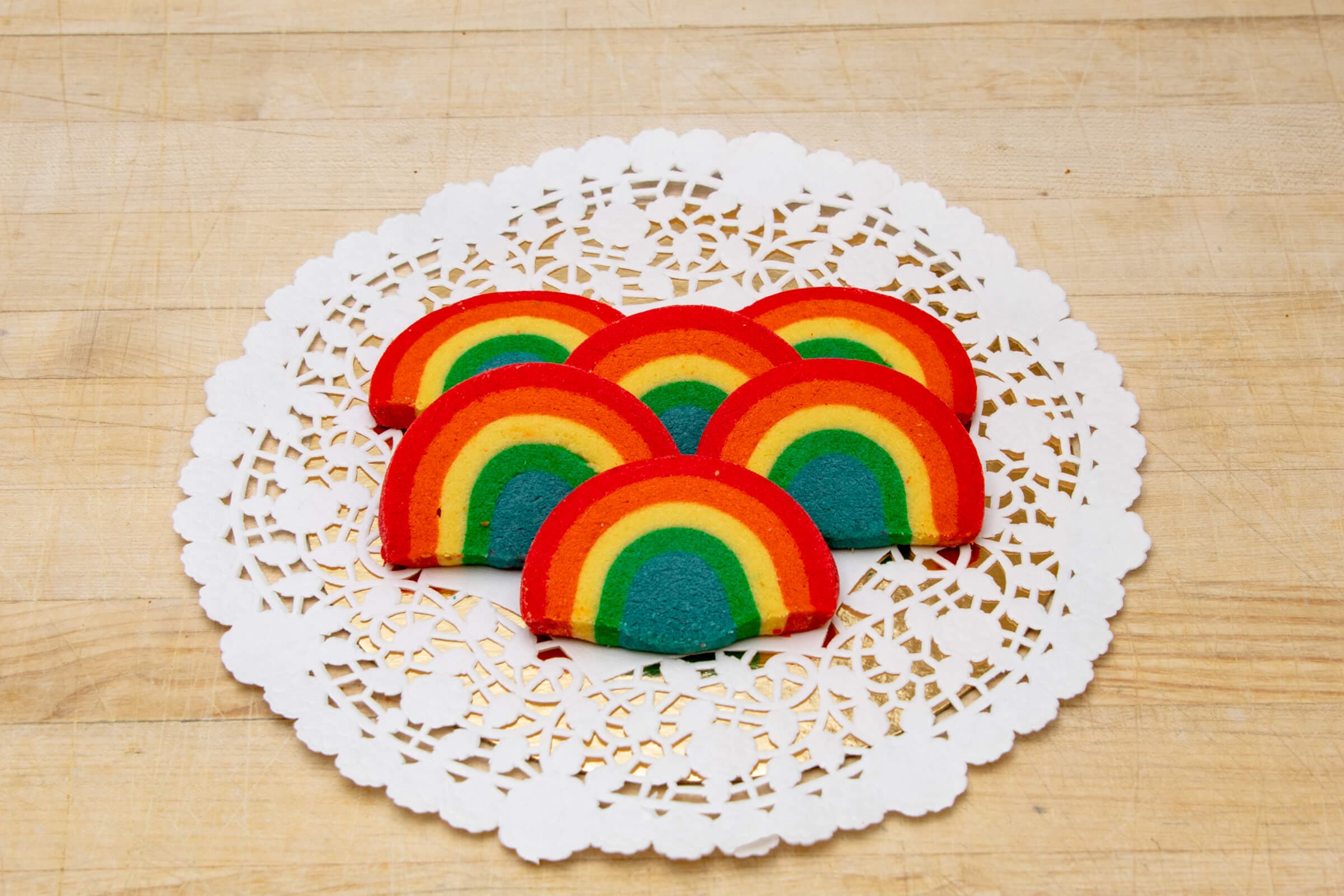 Rainbow Cookies (6 pcs)