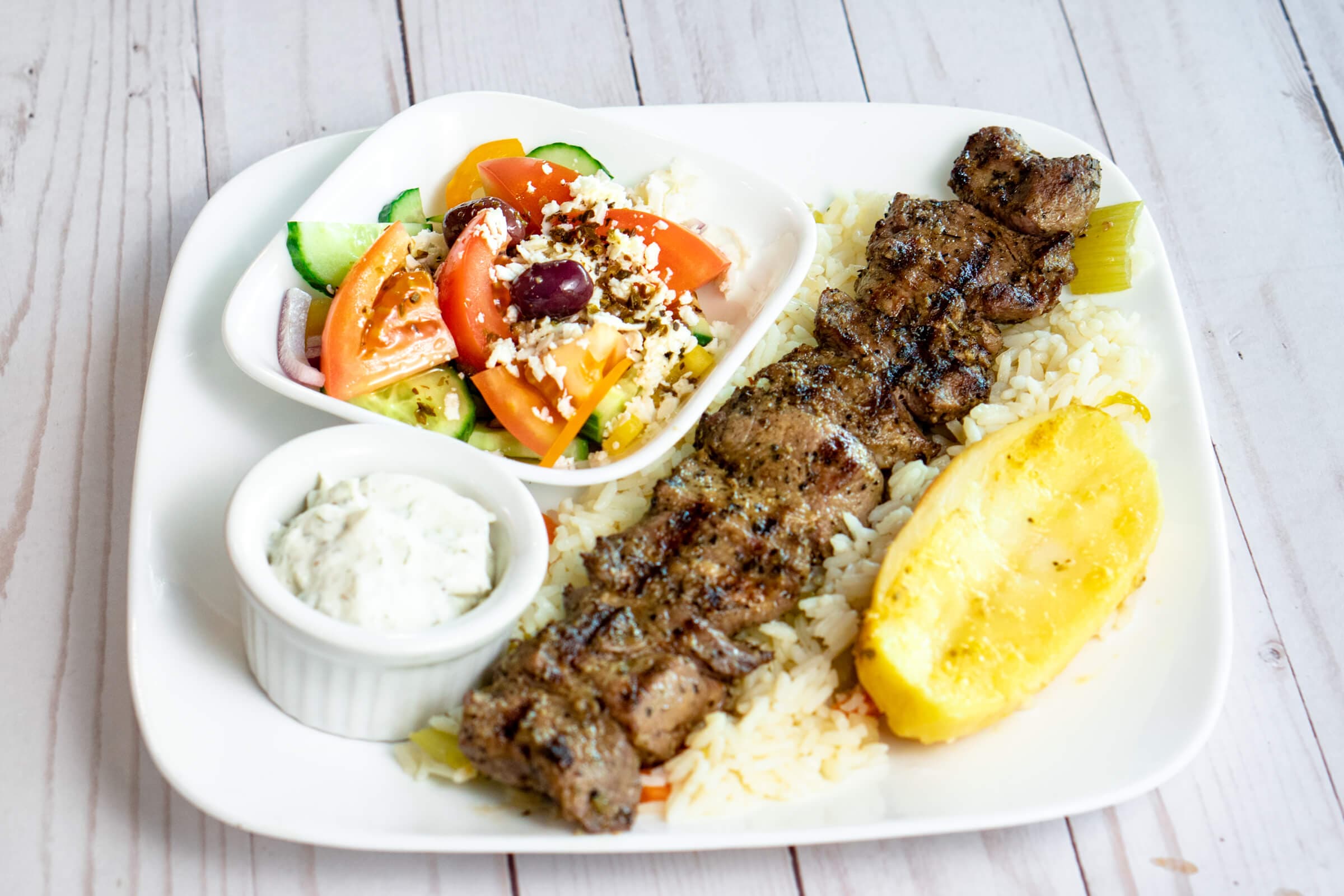 Lamb Souvlaki (12")