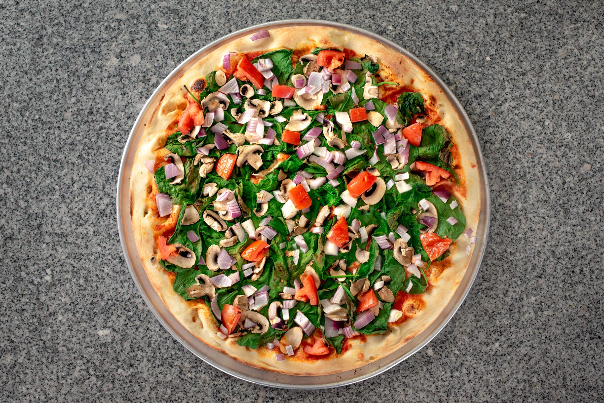 2. Large Saucy Vegan Pizza