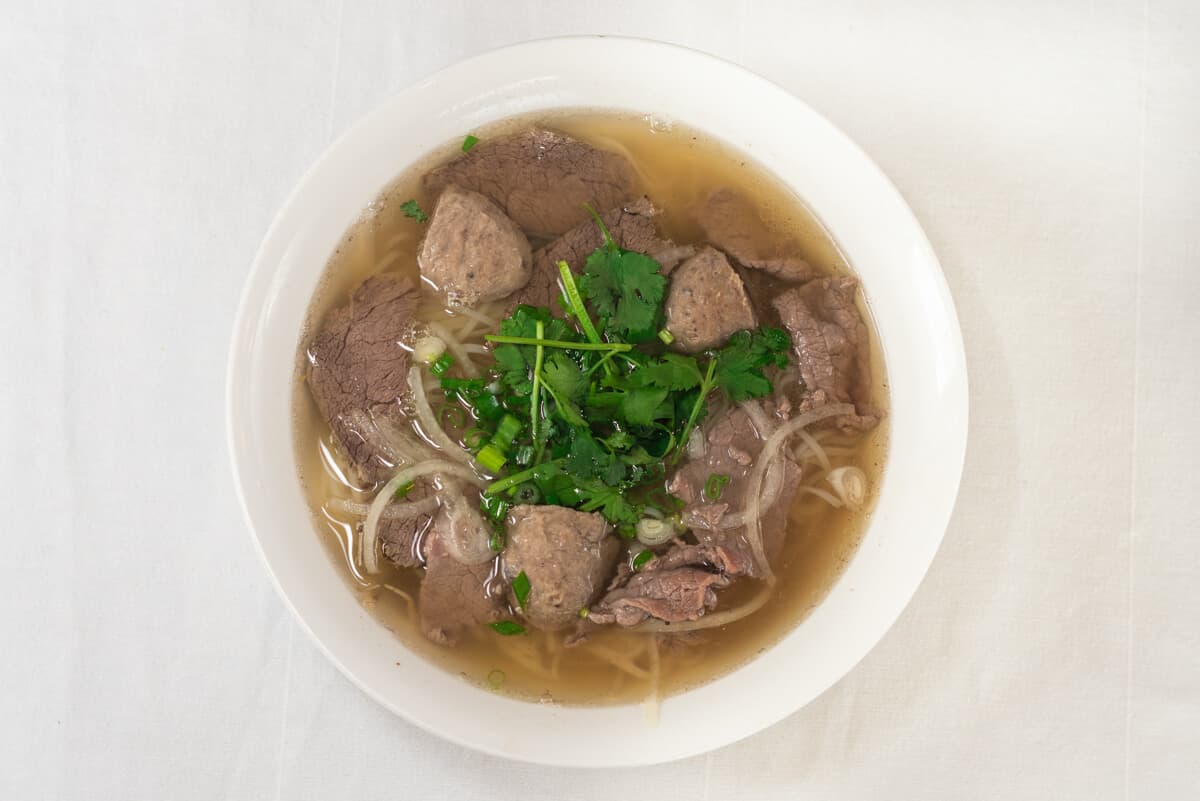 16. Beef and Beef Ball Noodle Soup - Pho