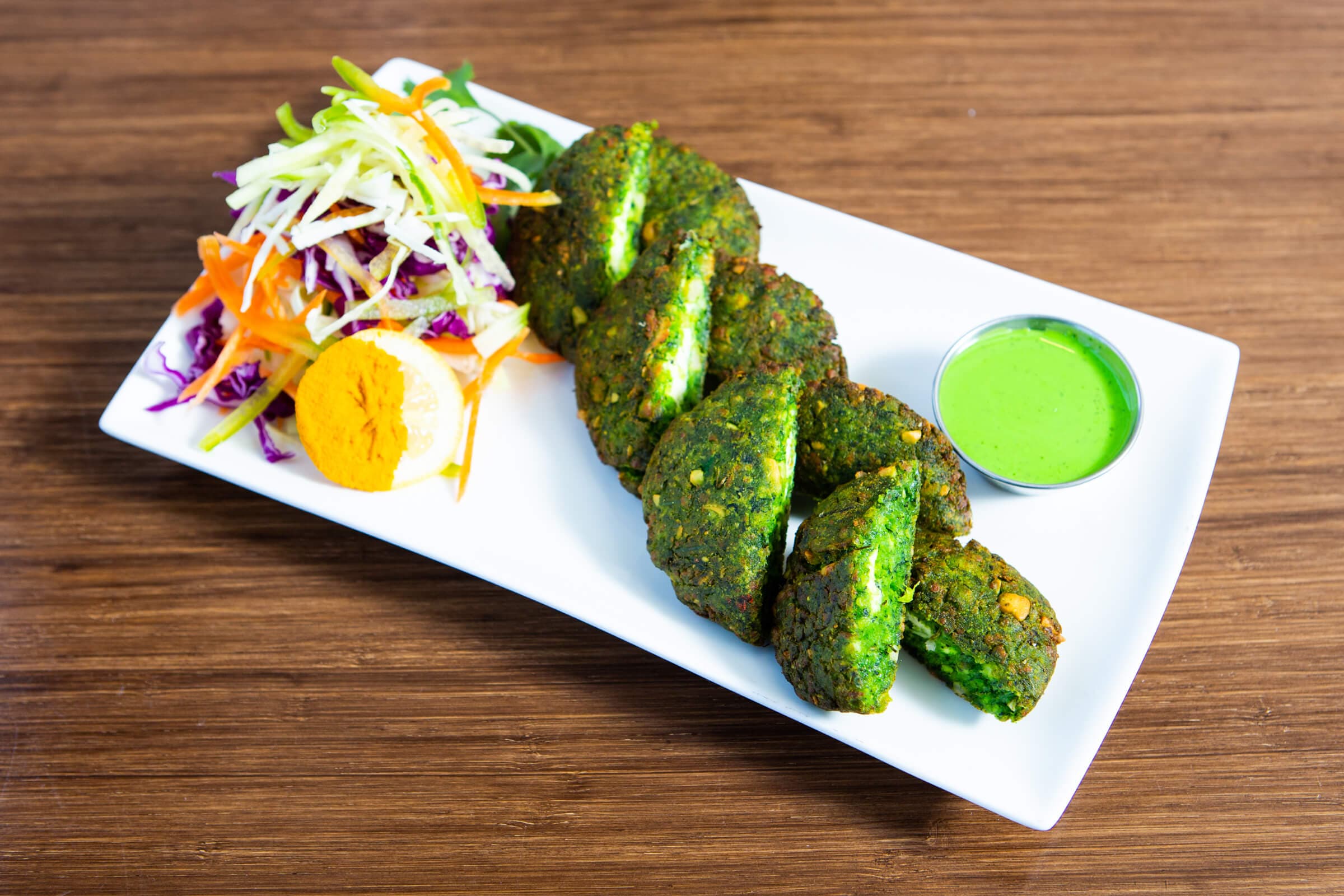 Spinach Tikki (4 pcs)