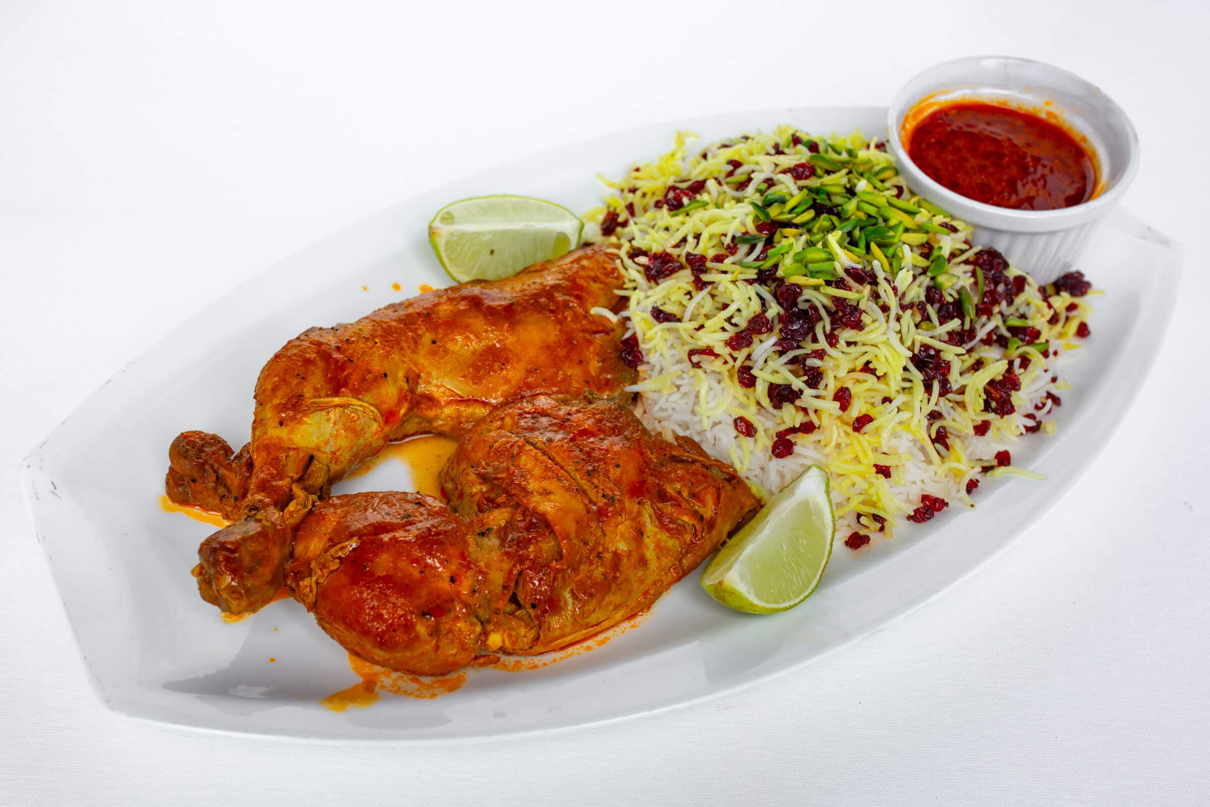 Chicken Leg and Barberry Rice