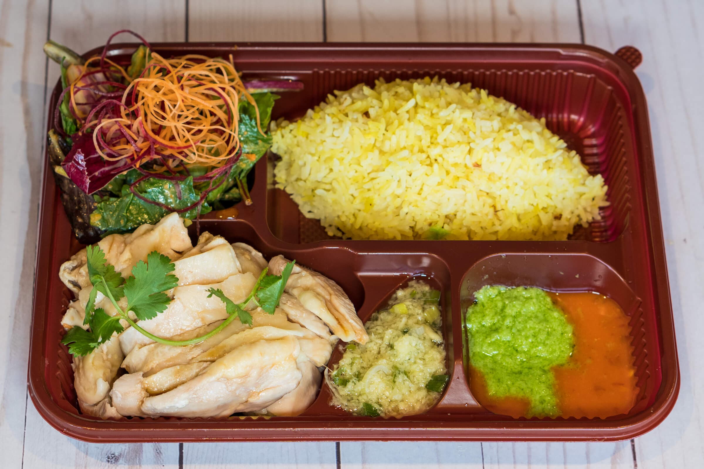 Single Order Hainanese Chicken with Rice