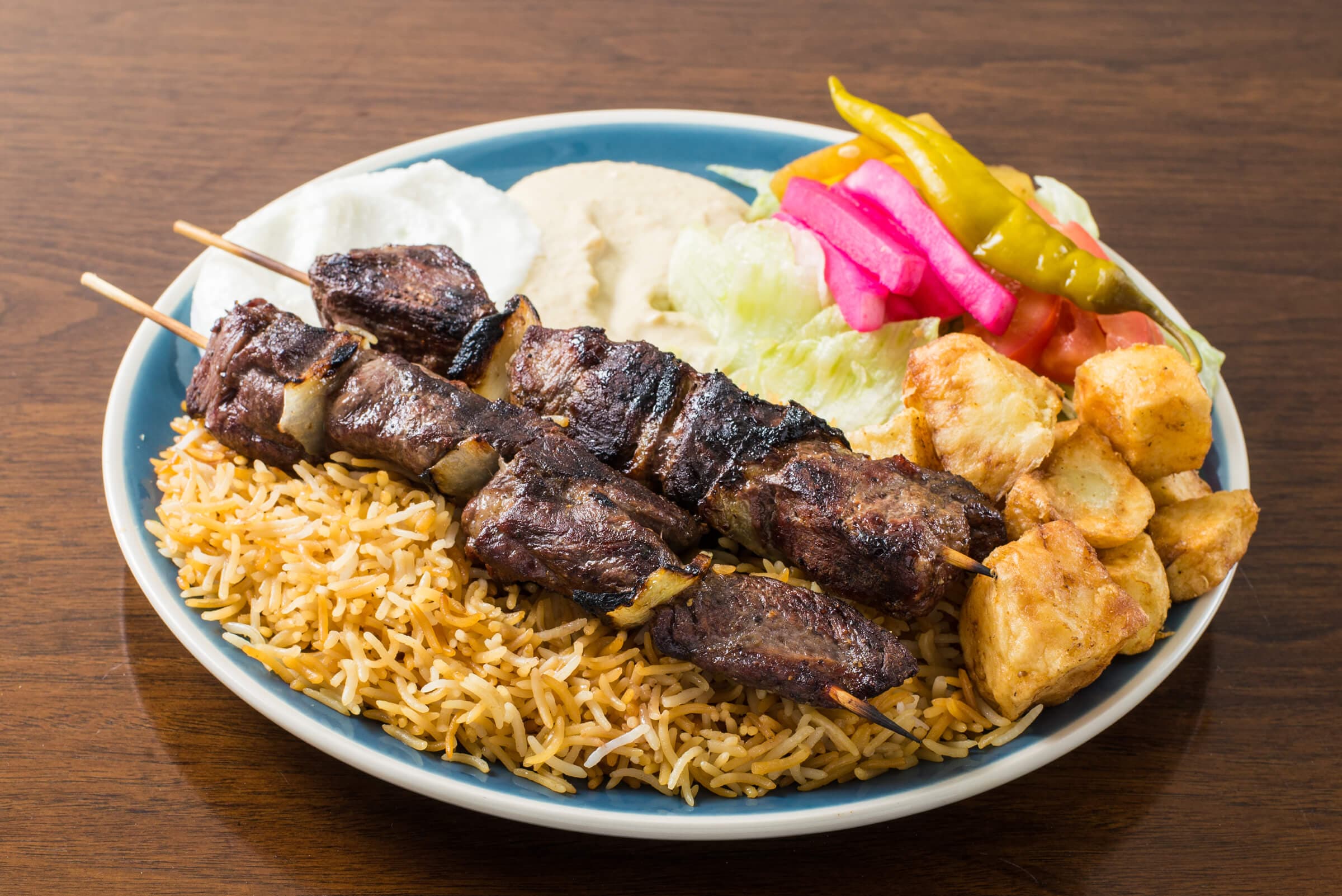 Kebab Skewers Plate (2 pcs)
