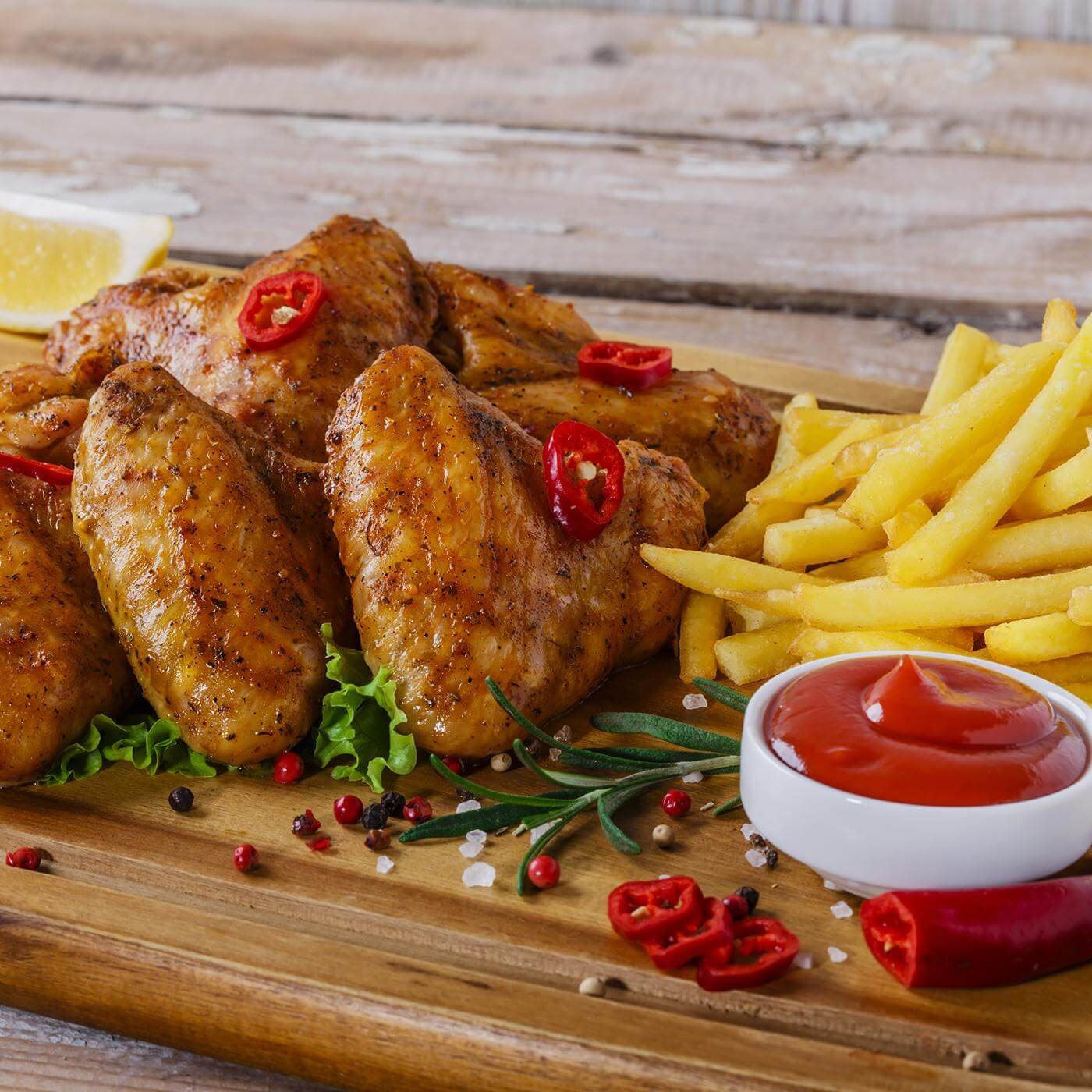 Spicy Pizza Wings