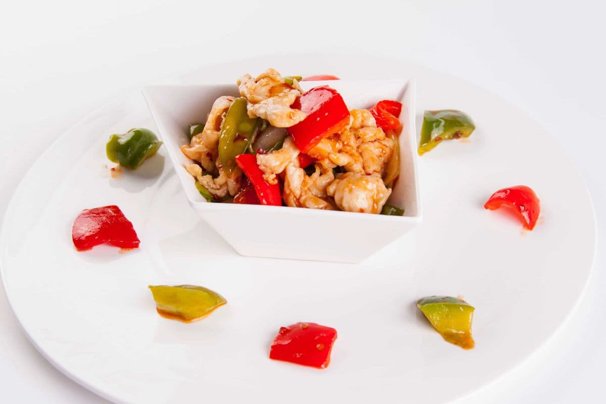 Hot and Spicy Chicken with rice