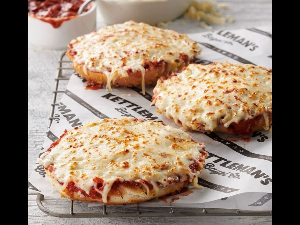 Bagel-Pizza au pepperoni