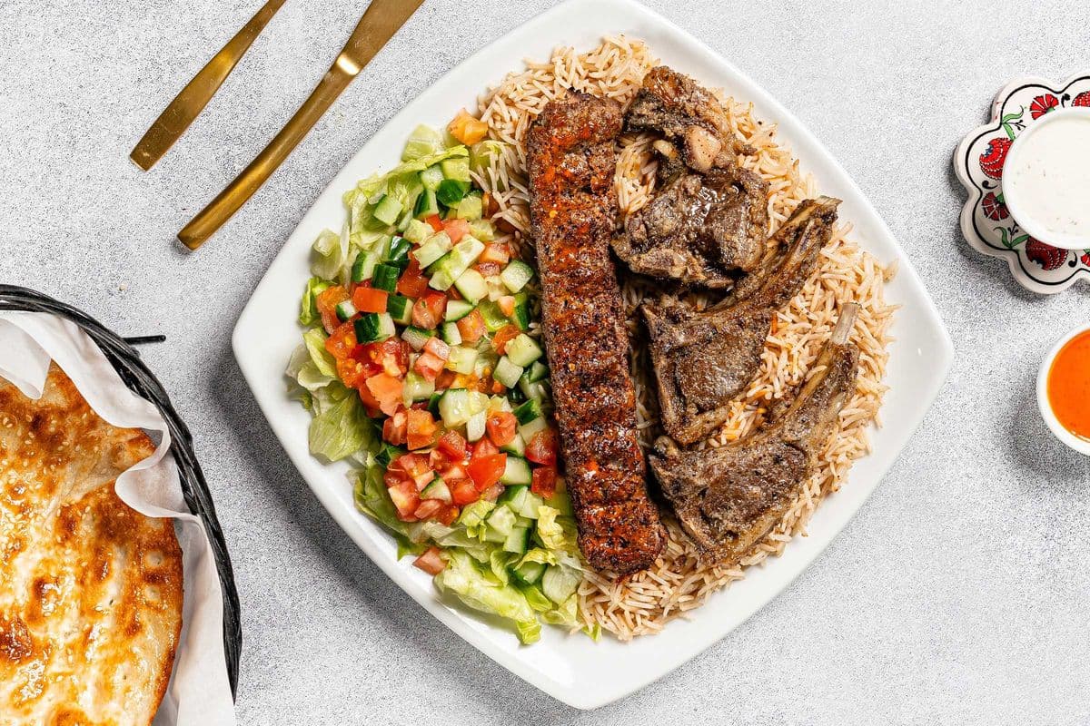 Laghman Kabab Meal