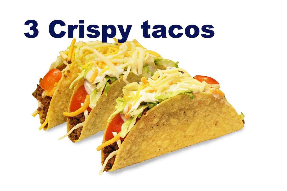 3 Crispy Tacos (Chicken)