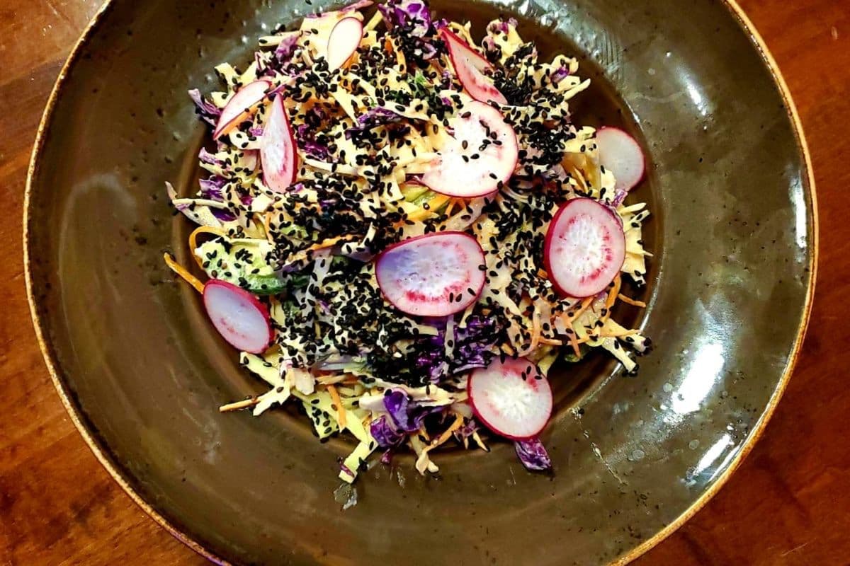 Tahini and Cabbage Salad