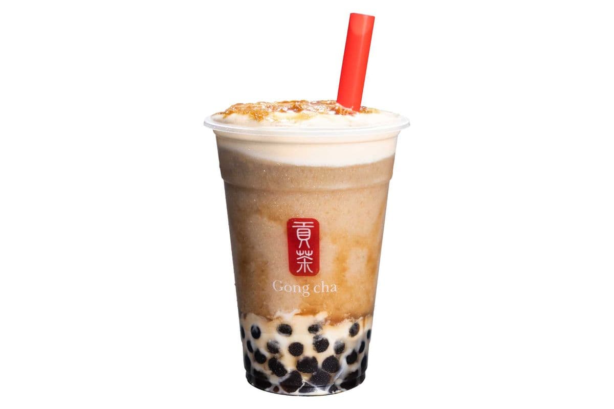 Coffee Caramel Bobaccino with Pearls