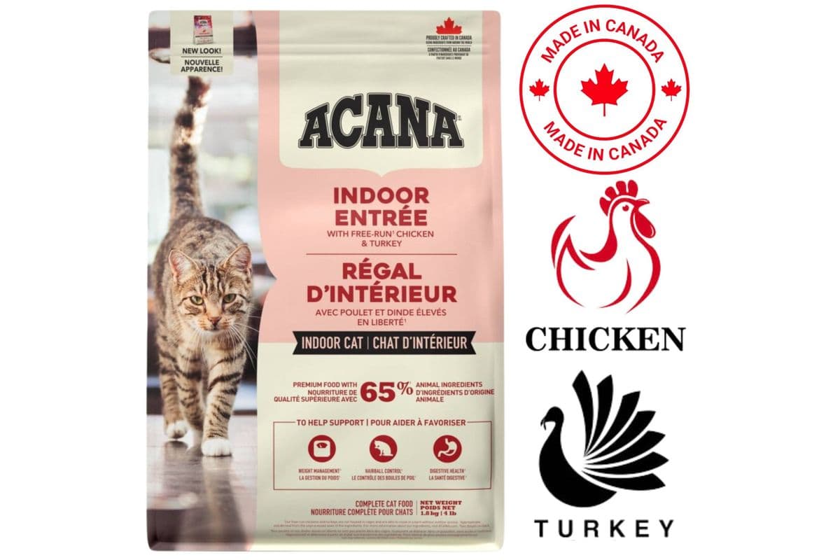 Acana - Indoor Entree Dry Cat Food (4 lbs)