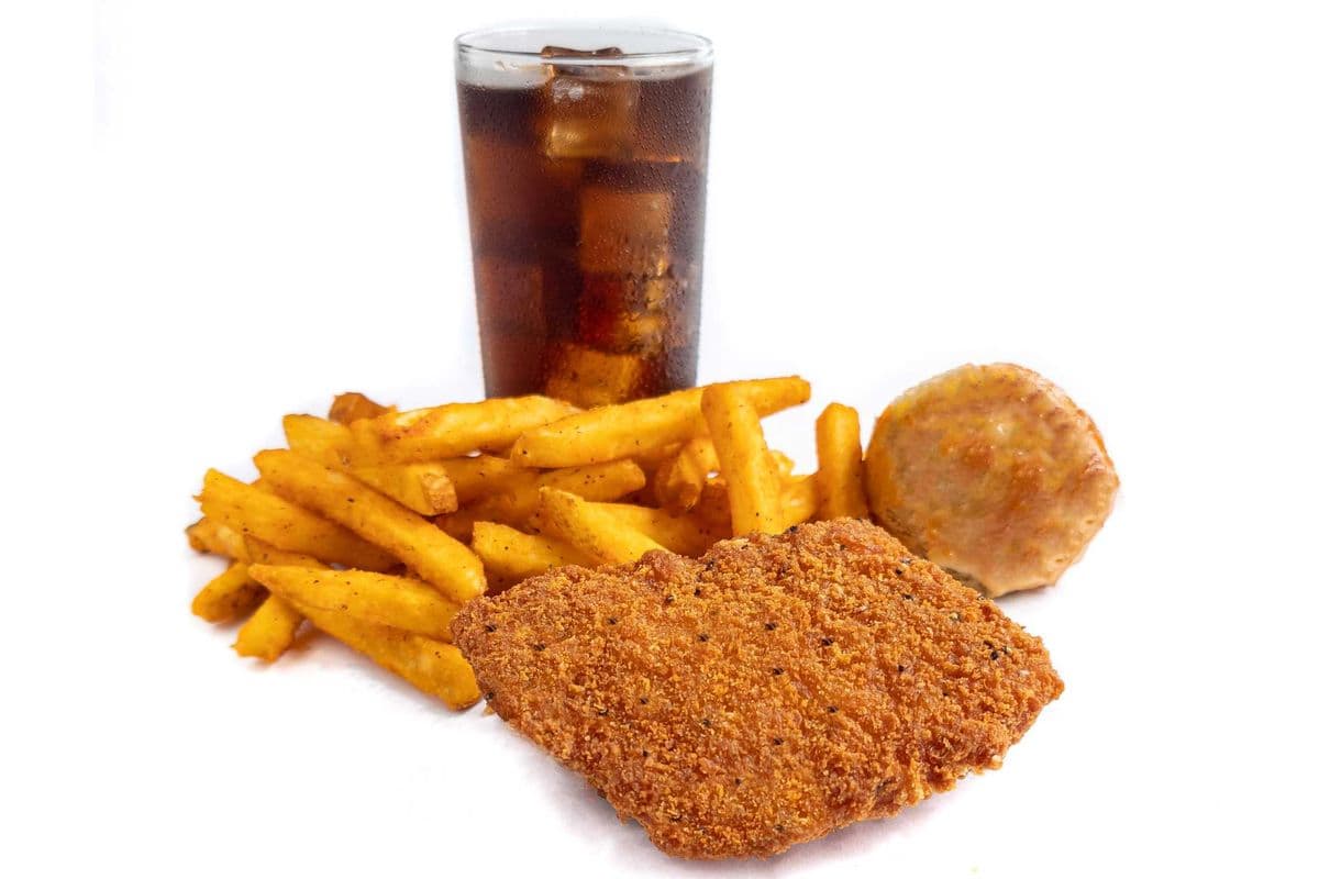 1 Fish Filets Combo with Coleslaw and Biscuit