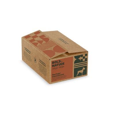 Bold by Nature Non-Chicken Variety Box Frozen Dog Food 24 lb (48 x 8 oz Patties)