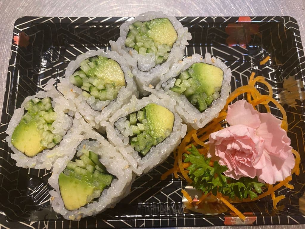 103. Avocado and Cucumber Roll