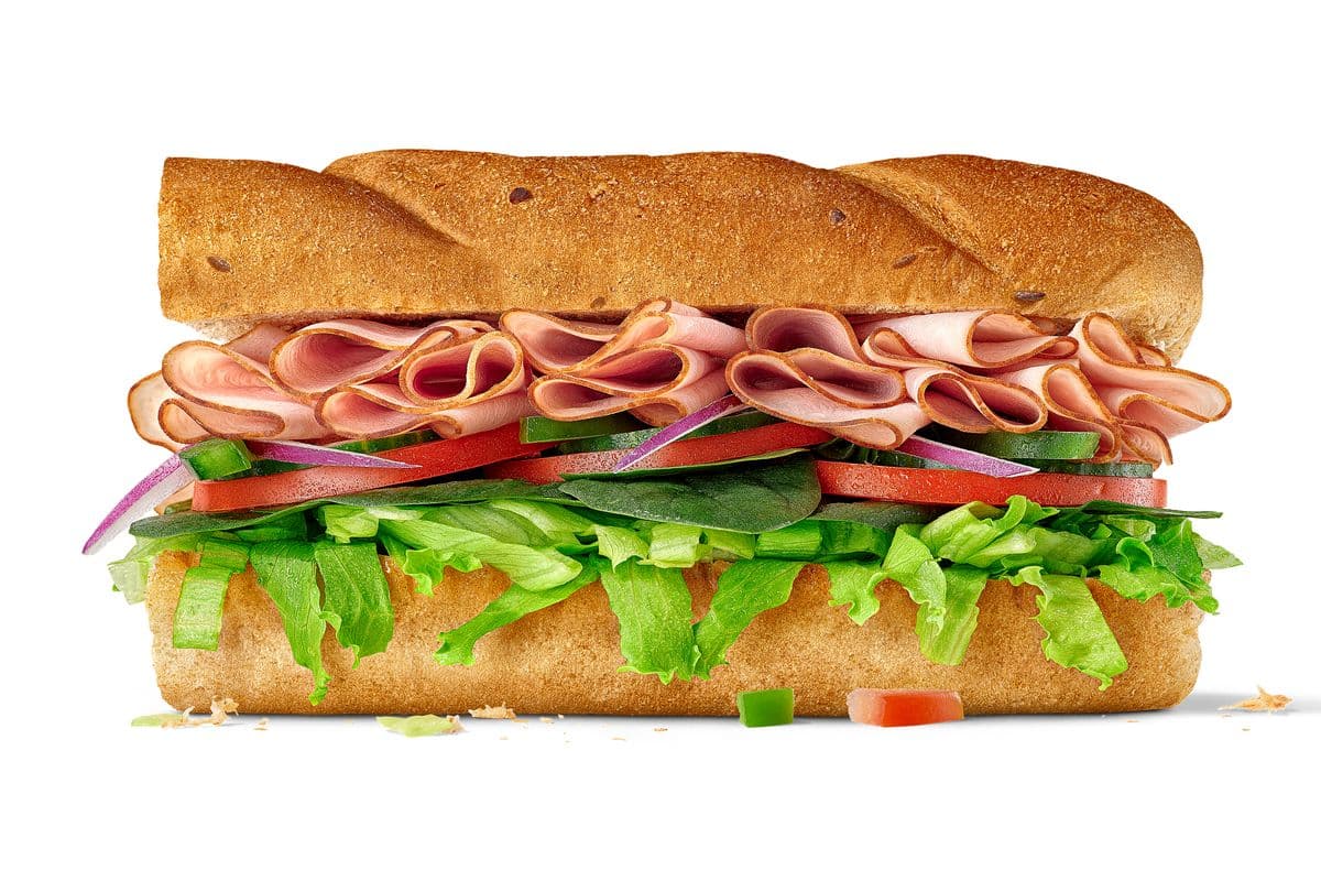 Jambon forêt noire 6" / 6" Black Forest Ham Sub (260 Cals)