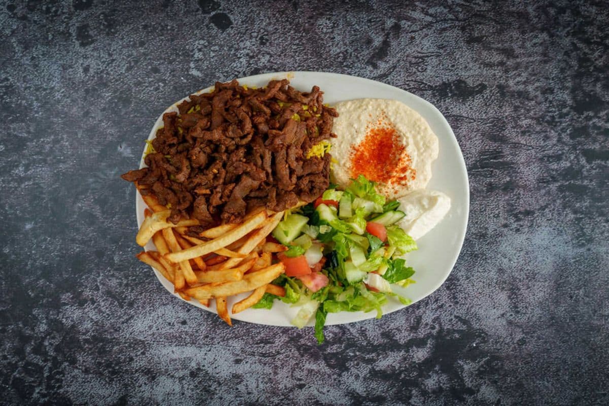 Beef Shawarma Platter