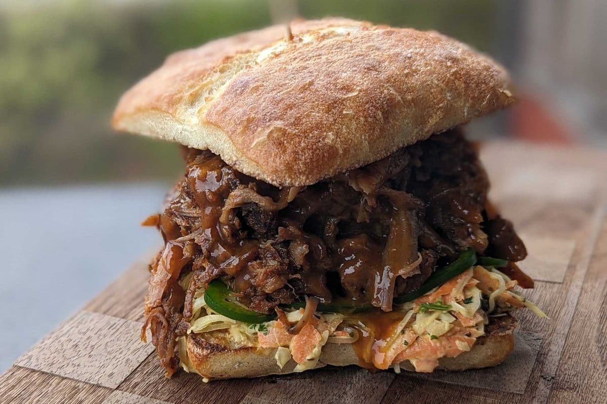 Carolina Carnage Pulled Pork Sandwich