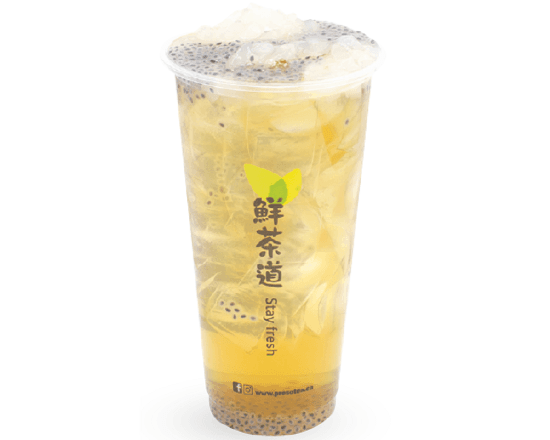 Passion Fruit Lime with Aloe Vera and Basil Seed