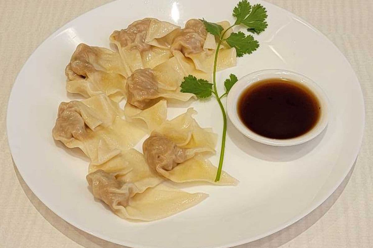 Steamed Shrimp and Pork Wontons