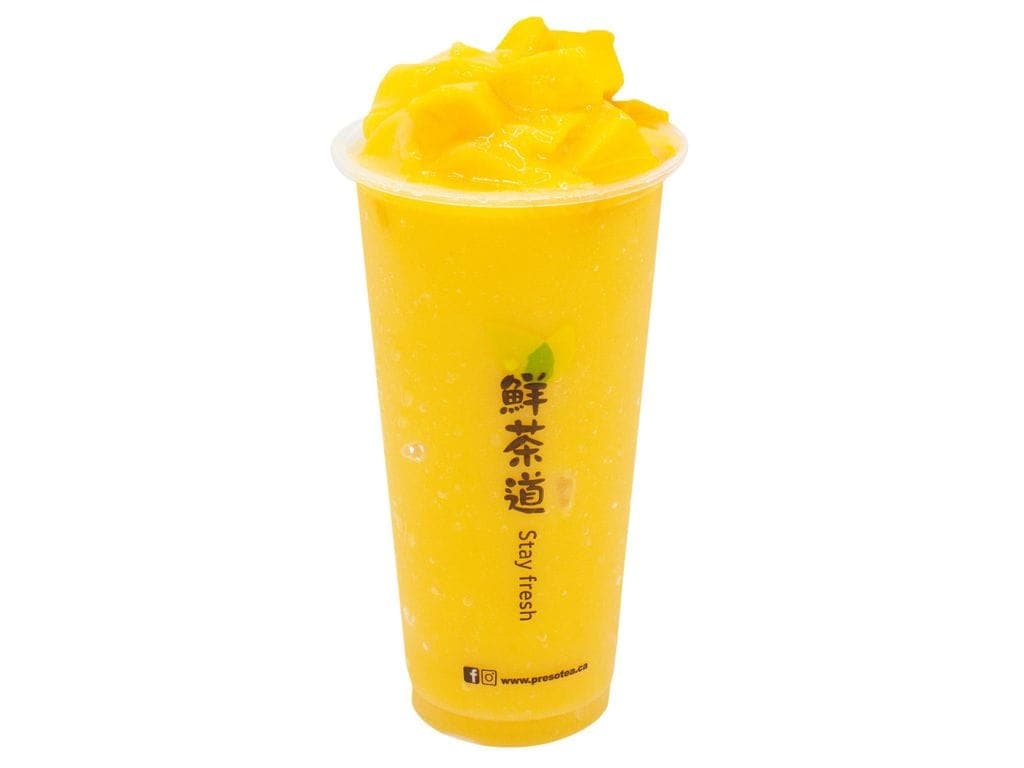 M7 Frappé glacé au yogourt et mangue fraîche / Fresh Mango Yogurt Slush