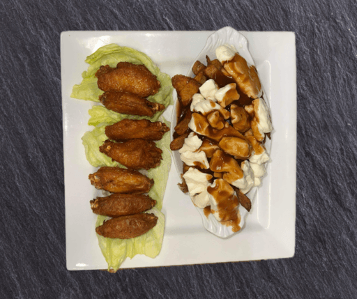 Ailes avec poutine