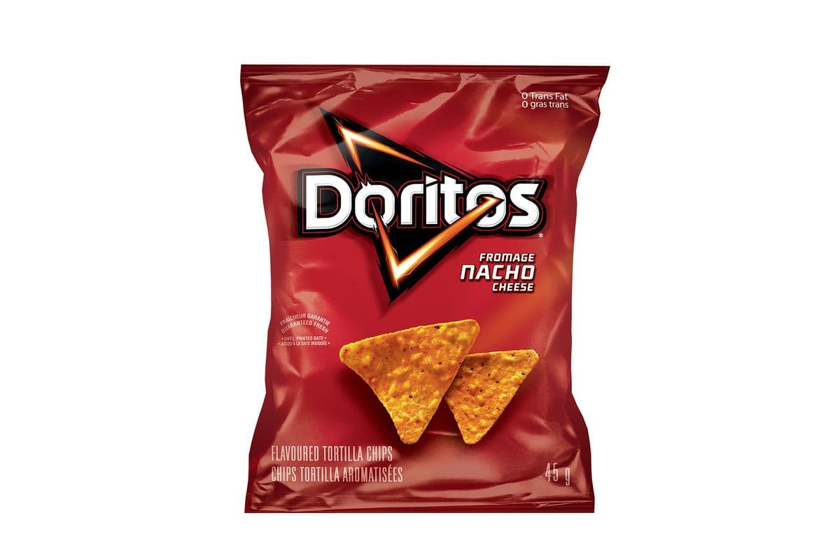 Doritos® Chips tortilla Fromage nacho / Doritos® Nacho Cheese Chips (230 Cals)