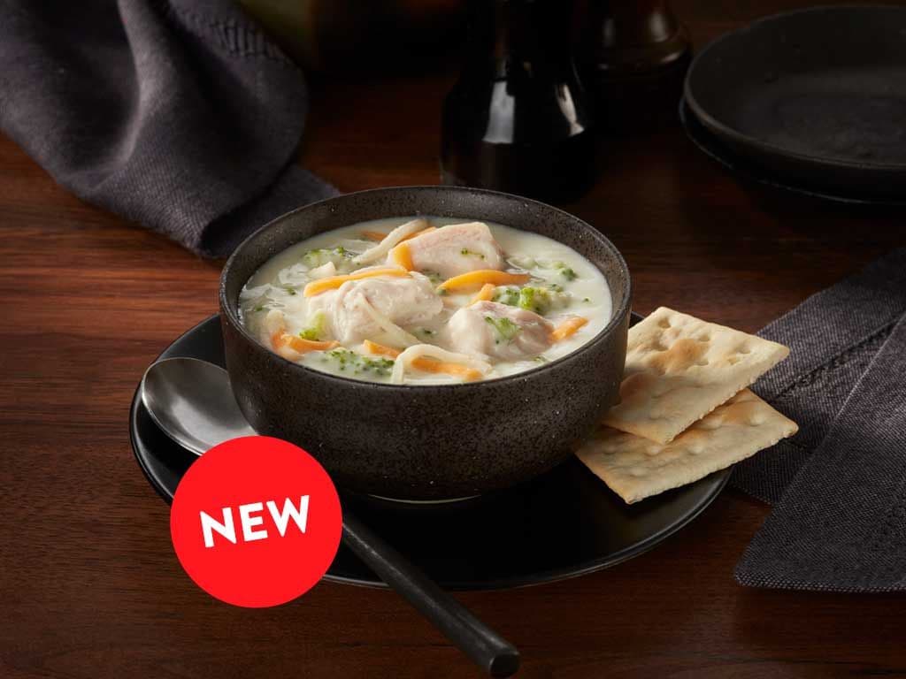 NEW! Chicken Broccoli & Cheddar Soup - Cup