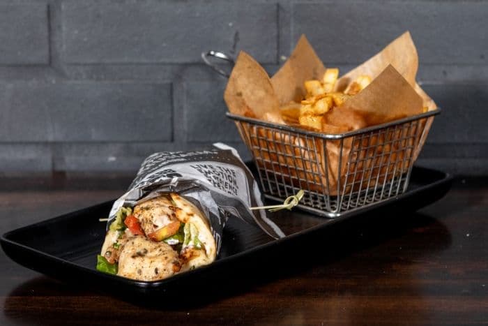 Souvlaki Chicken Wrap