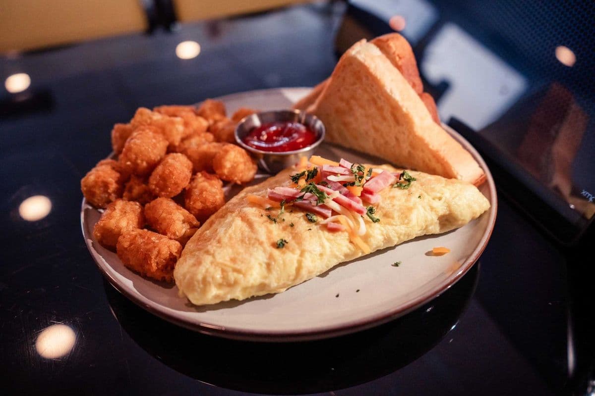 Ham and Cheese omelette
