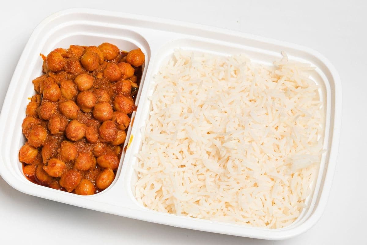 Channa Masala with Rice