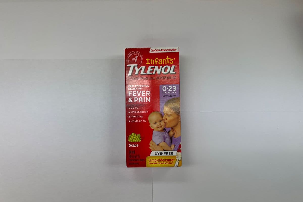 Infants' Tylenol Drops 0-23 Months Grape (24 ml)